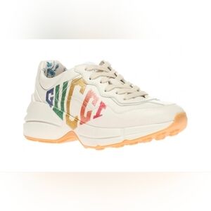 Gucci Womens Rhyton 'Glitter' Sneakers
